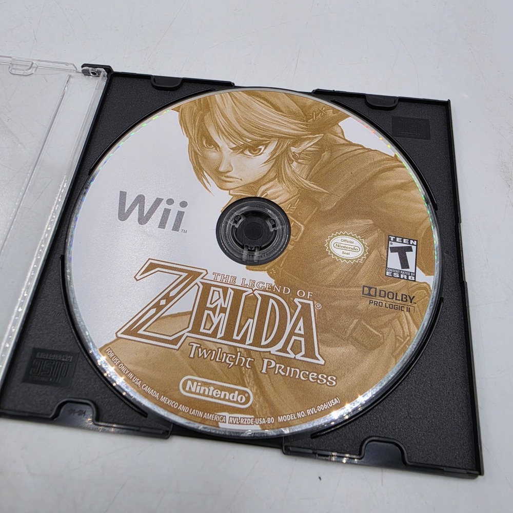 The Legend of Zelda: Twilight Princess (Nintendo Wii 2006) Disc Only Rvl-006 Usa